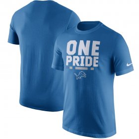 Wholesale Cheap Detroit Lions Nike Local Verbiage T-Shirt Blue