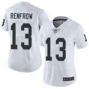Wholesale Cheap Nike Raiders #13 Hunter Renfrow White Women's Stitched NFL Vapor Untouchable Limited Jersey