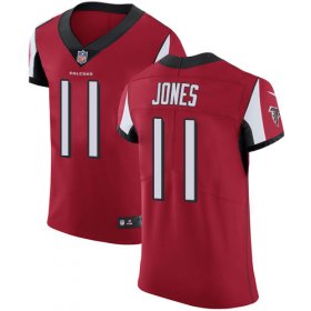 Wholesale Cheap Nike Falcons #11 Julio Jones Red Team Color Men\'s Stitched NFL Vapor Untouchable Elite Jersey