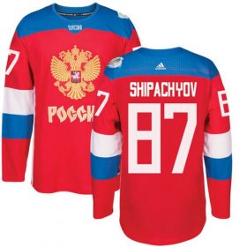 Wholesale Cheap Team Russia #87 Vadim Shipachyov Red 2016 World Cup Stitched NHL Jersey
