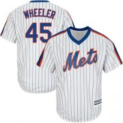 Wholesale Cheap Mets #45 Zack Wheeler White(Blue Strip) Alternate Cool Base Stitched Youth MLB Jersey