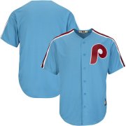 Wholesale Cheap Philadelphia Phillies Majestic Cooperstown Cool Base Team Jersey Light Blue
