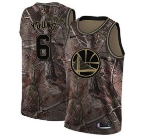 Wholesale Cheap Nike Golden State Warriors #6 Nick Young Camo NBA Swingman Realtree Collection Jersey