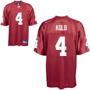 Wholesale Cheap Cardinals #4 Kevin Kolb All Red Alternate Stitched NFL Jersey
