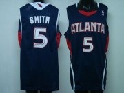 Wholesale Cheap Atlanta Hawks #5 Josh Smith Blue Swingman Jersey