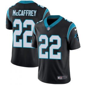 Wholesale Cheap Nike Panthers #22 Christian McCaffrey Black Team Color Men\'s Stitched NFL Vapor Untouchable Limited Jersey