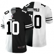 Cheap San Francisco 49ers #10 Jimmy Garoppolo Men's Black V White Peace Split Nike Vapor Untouchable Limited NFL Jersey