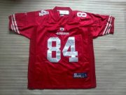 Wholesale Cheap 49ers #84 Randy Moss Red Stitched NFL Jersey