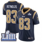 Wholesale Cheap Nike Rams #83 Josh Reynolds Navy Blue Team Color Super Bowl LIII Bound Men's Stitched NFL Vapor Untouchable Limited Jersey