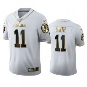 Wholesale Cheap Washington Redskins #11 Alex Smith Men\'s Nike White Golden Edition Vapor Limited NFL 100 Jersey