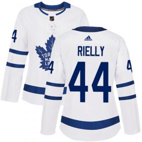 Wholesale Cheap Adidas Maple Leafs #44 Morgan Rielly White Road Authentic Women\'s Stitched NHL Jersey
