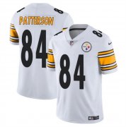 Cheap Men's Pittsburgh Steelers #84 Cordarrelle Patterson White Vapor Untouchable Limited Football Stitched Jersey