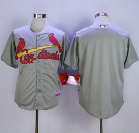 Wholesale Cheap Cardinals Blank Grey Cool Base Stitched MLB Jersey