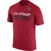 Wholesale Cheap Men's Atlanta Falcons Nike Practice Legend Performance T-Shirt Red