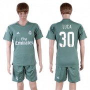 Wholesale Cheap Real Madrid #30 Luca Green Goalkeeper Soccer Club Jersey