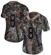 Wholesale Cheap Nike Raiders #8 Marcus Mariota Camo Women's Stitched NFL Limited Rush Realtree Jersey