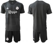 Wholesale Cheap Ajax Blank Black Goalkeeper Soccer Club Jersey
