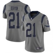 Wholesale Cheap Nike Rams #21 Donte Deayon Gray Youth Stitched NFL Limited Inverted Legend Jersey