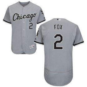 Wholesale Cheap White Sox #2 Nellie Fox Grey Flexbase Authentic Collection Stitched MLB Jersey