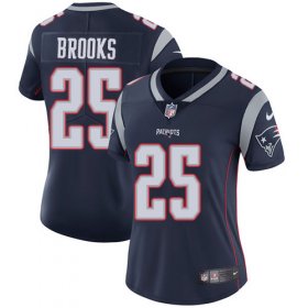 Wholesale Cheap Nike Patriots #25 Terrence Brooks Navy Blue Team Color Women\'s Stitched NFL Vapor Untouchable Limited Jersey
