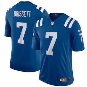 Wholesale Cheap Indianapolis Colts #7 Jacoby Brissett Men\'s Nike Royal 2020 Vapor Limited Jersey