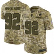 Wholesale Cheap Nike Cowboys #92 Dorance Armstrong Camo Men's Stitched NFL Limited 2018 Salute To Service Jersey