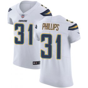 Wholesale Cheap Nike Chargers #31 Adrian Phillips White Men\'s Stitched NFL Vapor Untouchable Elite Jersey