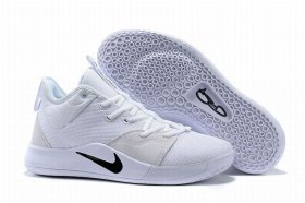 Wholesale Cheap Nike PG 3 White Black-logo