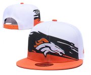 Wholesale Cheap Broncos Team Logo Orange White Adjustable Hat