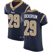 Wholesale Cheap Nike Rams #29 Eric Dickerson Navy Blue Team Color Men's Stitched NFL Vapor Untouchable Elite Jersey