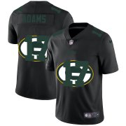 Wholesale Cheap Green Bay Packers #17 Davante Adams Men's Nike Team Logo Dual Overlap Limited NFL Jersey Black