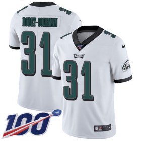 Wholesale Cheap Nike Eagles #31 Nickell Robey-Coleman White Men\'s Stitched NFL 100th Season Vapor Untouchable Limited Jersey