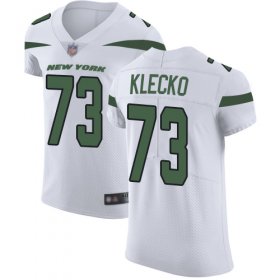 Wholesale Cheap Nike Jets #73 Joe Klecko White Men\'s Stitched NFL Vapor Untouchable Elite Jersey