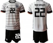 Wholesale Cheap Men 2021 European Cup Germany home white 22 Soccer Jersey