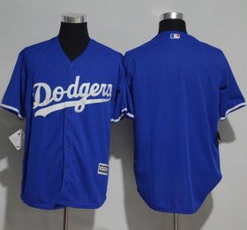 Wholesale Cheap Dodgers Blank Blue New Cool Base Stitched MLB Jersey