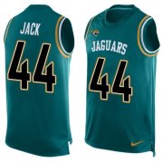 Wholesale Cheap Nike Jaguars #44 Myles Jack Teal Green Alternate Men's Stitched NFL Limited Tank Top Jersey