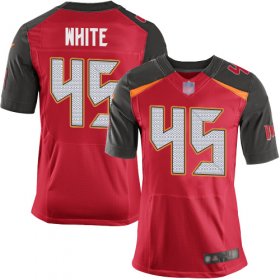 Wholesale Cheap Nike Buccaneers #45 Devin White Red Team Color Men\'s Stitched NFL New Elite Jersey