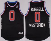 Wholesale Cheap 2015 NBA Western All-Stars #0 Russell Westbrook Revolution 30 Swingman Black Jersey