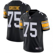 Wholesale Cheap Nike Steelers #75 Joe Greene Black Alternate Men's Stitched NFL Vapor Untouchable Limited Jersey