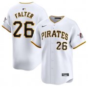 Cheap Men's Pittsburgh Pirates #26 Bailey Falter White Home Limited Baseball Stitched Jersey