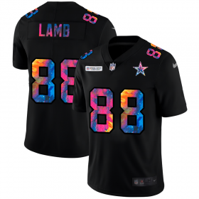 Cheap Dallas Cowboys #88 CeeDee Lamb Men\'s Nike Multi-Color Black 2020 NFL Crucial Catch Vapor Untouchable Limited Jersey
