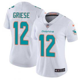 Wholesale Cheap Nike Dolphins #12 Bob Griese White Women\'s Stitched NFL Vapor Untouchable Limited Jersey