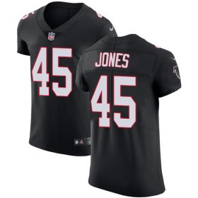 Wholesale Cheap Nike Falcons #45 Deion Jones Black Alternate Men\'s Stitched NFL Vapor Untouchable Elite Jersey
