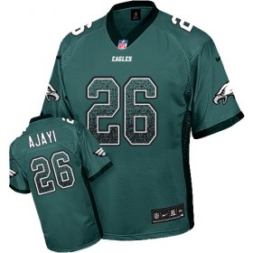 Wholesale Cheap Nike Eagles #26 Jay Ajayi Midnight Green Team Color Men\'s Stitched NFL Elite Drift Fashion Jersey