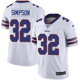 Wholesale Cheap Nike Bills #32 O. J. Simpson White Men\'s Stitched NFL Vapor Untouchable Limited Jersey