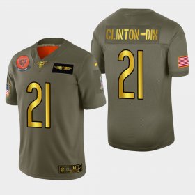 Wholesale Cheap Chicago Bears #21 Ha Ha Clinton-Dix Men\'s Nike Olive Gold 2019 Salute to Service Limited NFL 100 Jersey