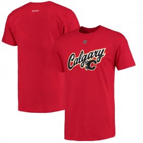 Wholesale Cheap Calgary Flames Sean Monahan Reebok Alternate Name and Number T-Shirt Red