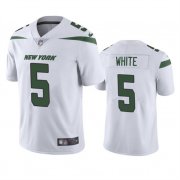 Cheap Men's New York Jets #5 Mike White White Vapor Untouchable Limited Stitched Jersey