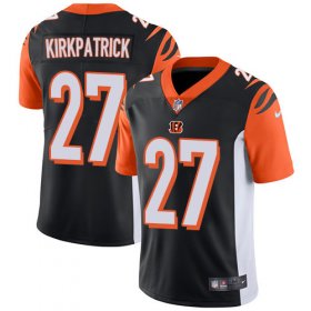 Wholesale Cheap Nike Bengals #27 Dre Kirkpatrick Black Team Color Men\'s Stitched NFL Vapor Untouchable Limited Jersey