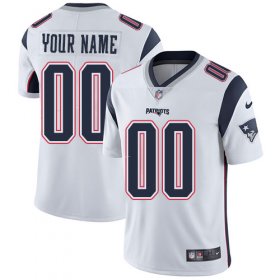 Wholesale Cheap Nike New England Patriots Customized White Stitched Vapor Untouchable Limited Men\'s NFL Jersey
